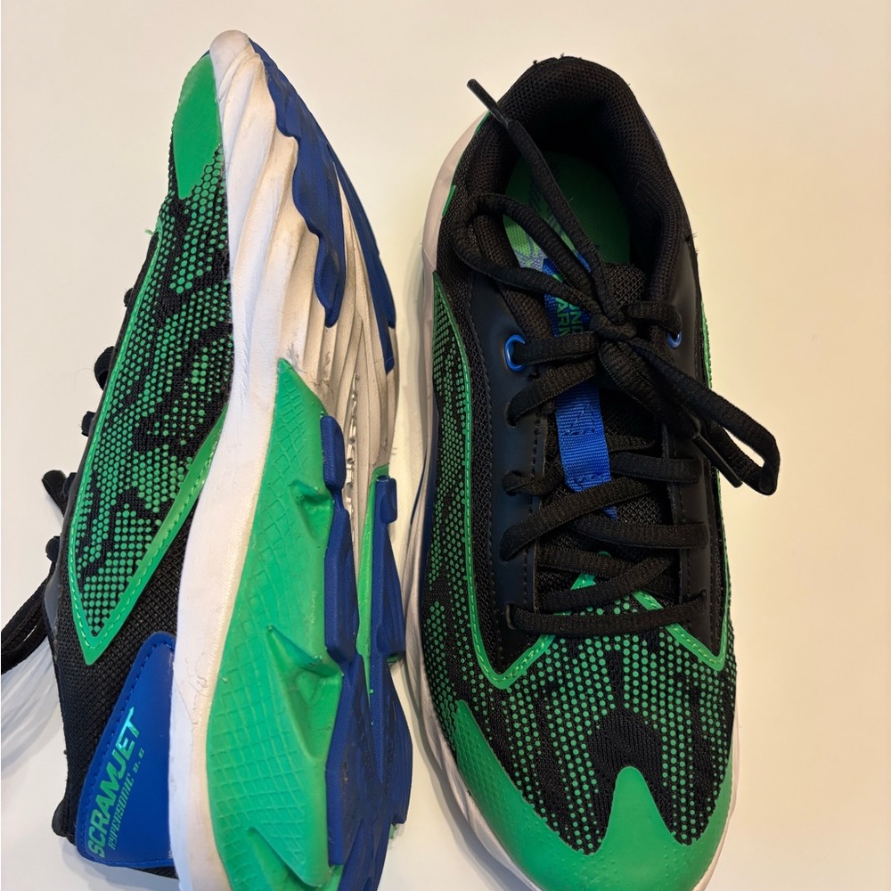 Under Armour Green and Black Athletic Sneakers